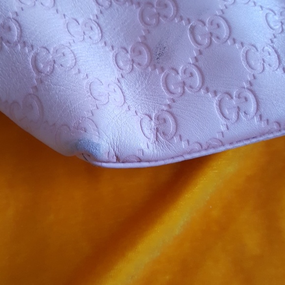 GUCCI GG SOFT PINK GUCCISIMA HOBO BAG - Picture 5 of 8